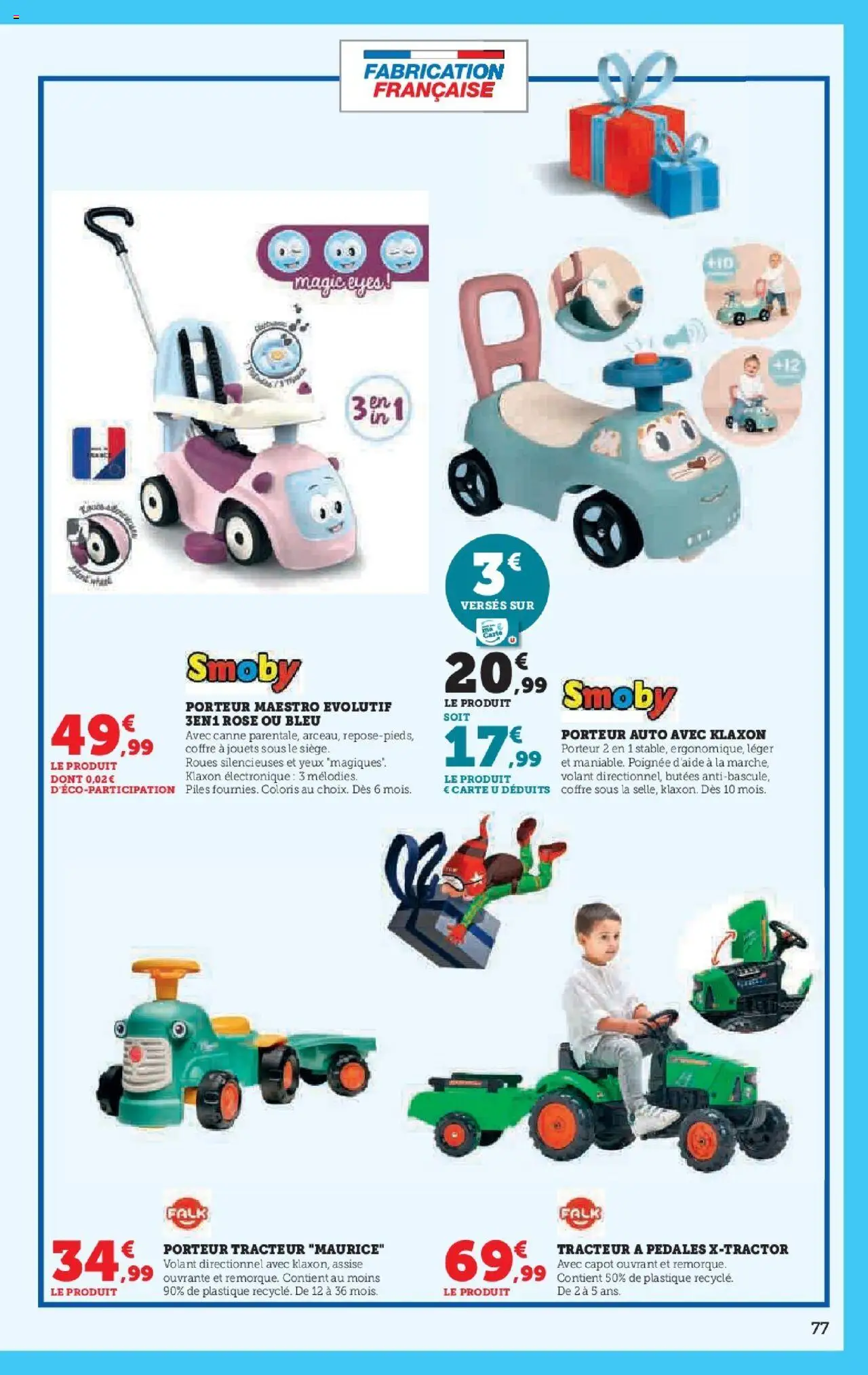 {H1} | Page: 77 | Produits: Jouets, Piles