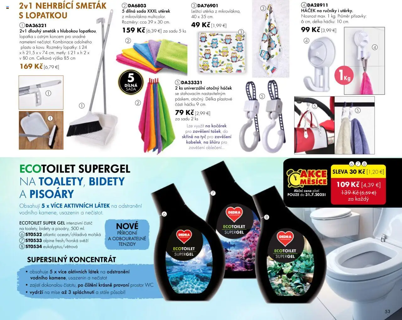 Dedra Katalog 7 2025 │ platný od 20.06.2025 | Strana: 53 | Produkty: Wc, Skrine