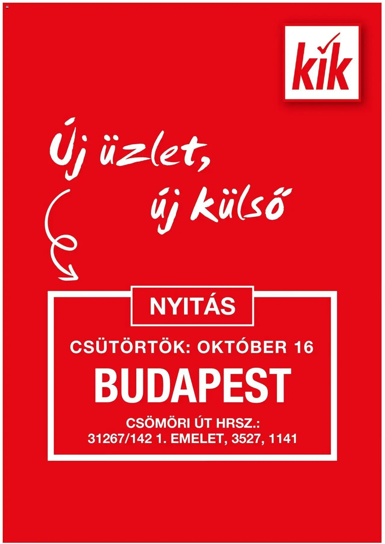 Kik akciós ujság - amely érvényes a következő dátumtól: 16.10.2025 | Oldal: 1