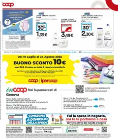 Volantino COOP del 24.07.2025 | Pagina: 10 | Prodotti: Tè, Data, Bagno, Doccia