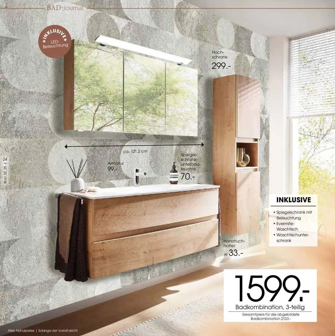 Zurbrüggen - Bad Spezial – gültig ab 11.06.2025 | Seite: 24 | Produkte: Schrank, Spiegel, Armatur, Waschtisch