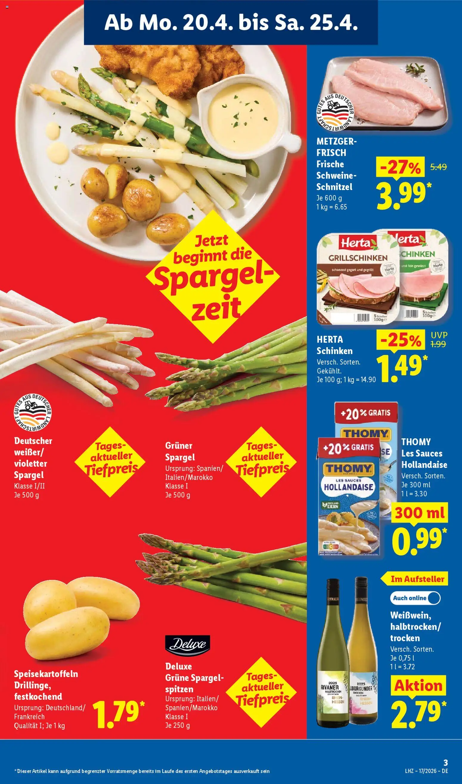 Lidl Německo leták od 20.04.2026 | Strana: 5 | Produkty: Deluxe