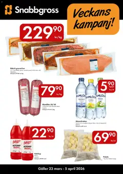 Snabbgross erbjudanden - Förhandsvisning av reklamblad från butik Snabbgross aktuell från 23.03.2026