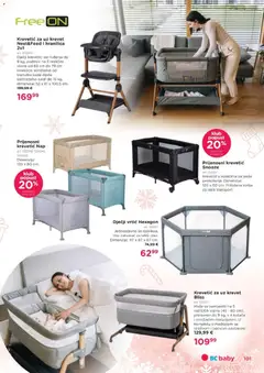 Katalog Baby Center - Pregled kataloga iz trgovine Baby Center, vrijedi od 03.12.2025 | Stranica: 101 | Proizvodi: Krevet, Torba