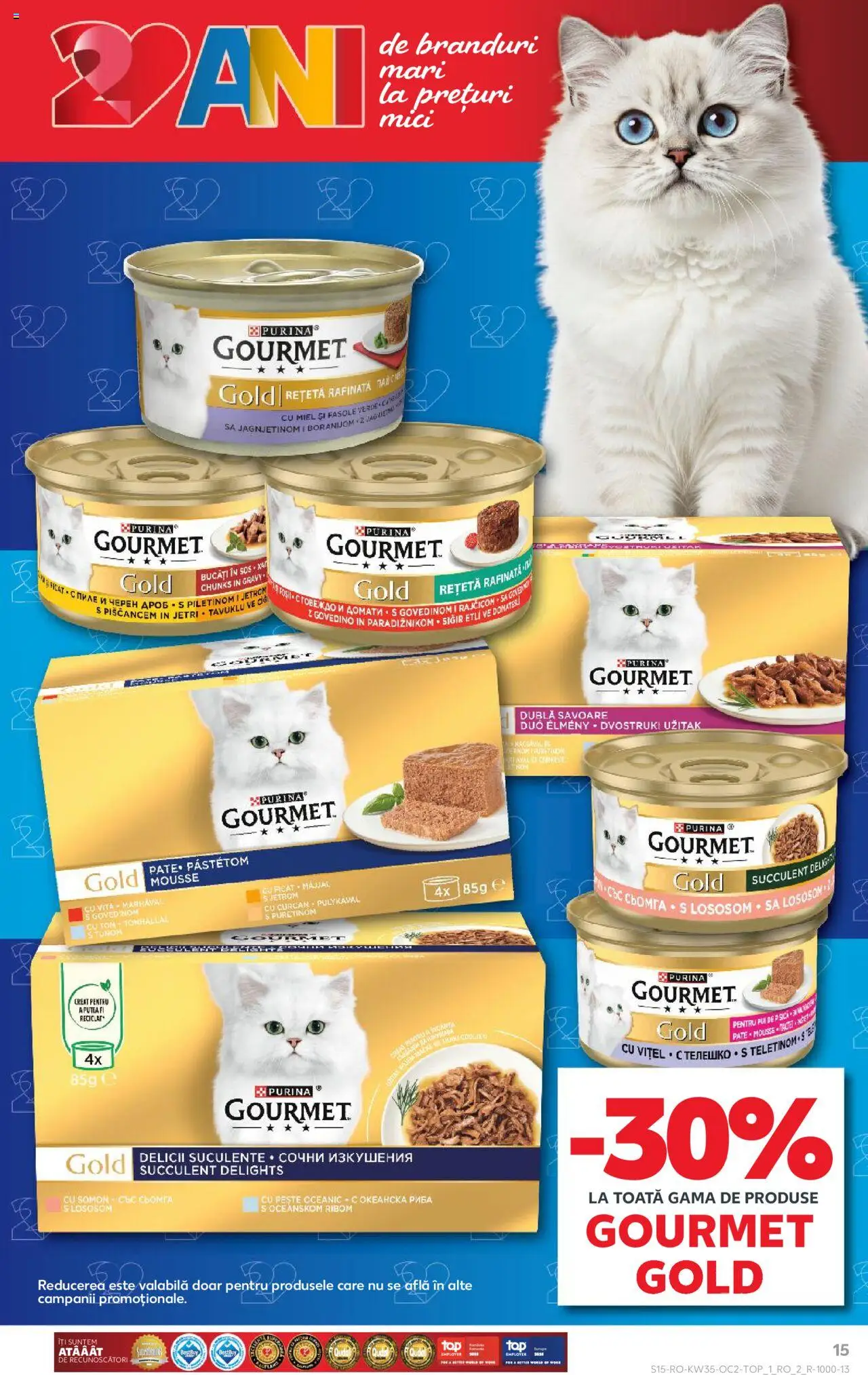 Kaufland RO akciós ujság - amely érvényes a következő dátumtól: 27.08.2025 | Oldal: 15 | Termékek: Pástétom