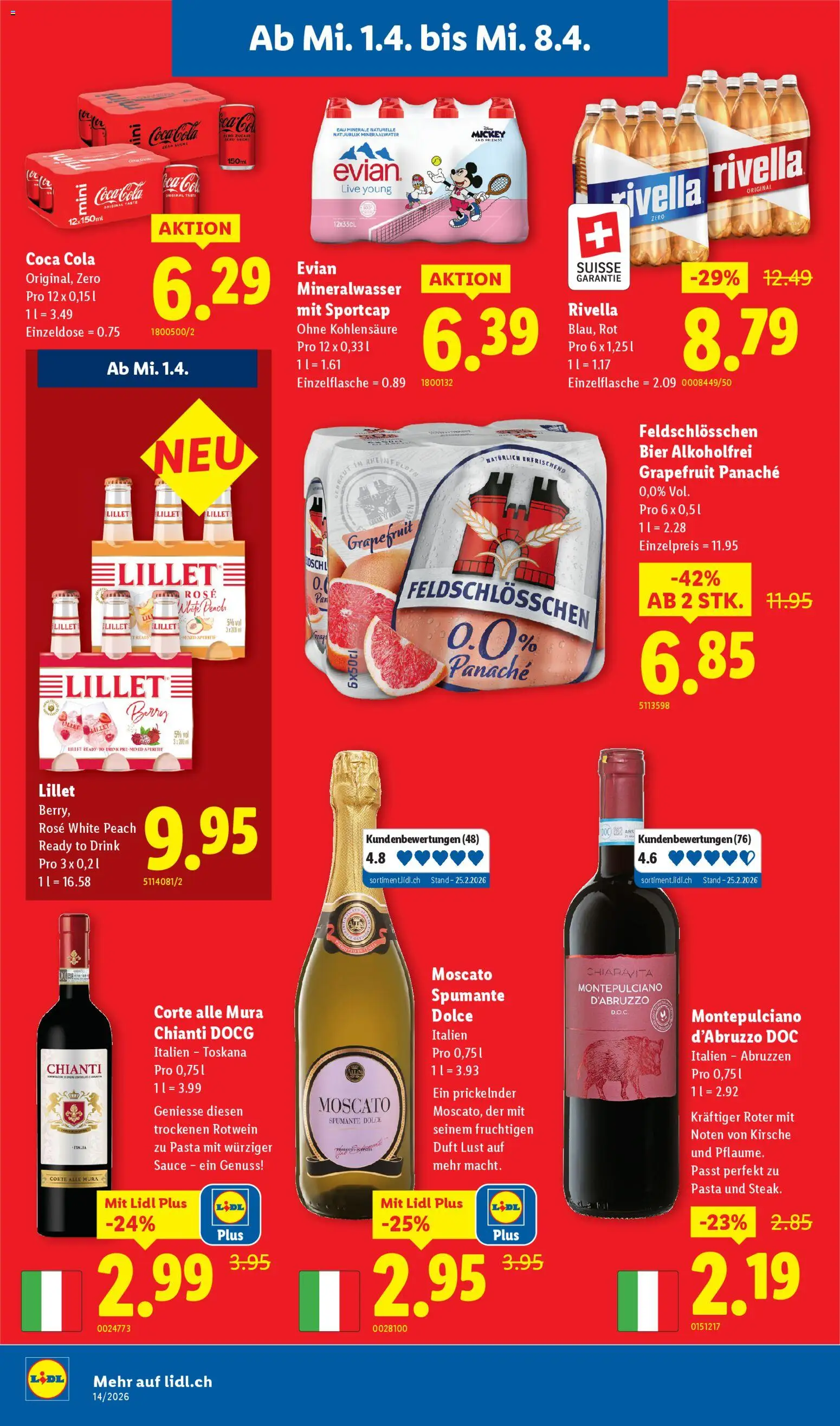 🛍️ Lidl aktionen ab 01.04.2026 » Entdecken Sie exklusive Rabatte und sparen Sie noch heute! 💰 | Switzerland