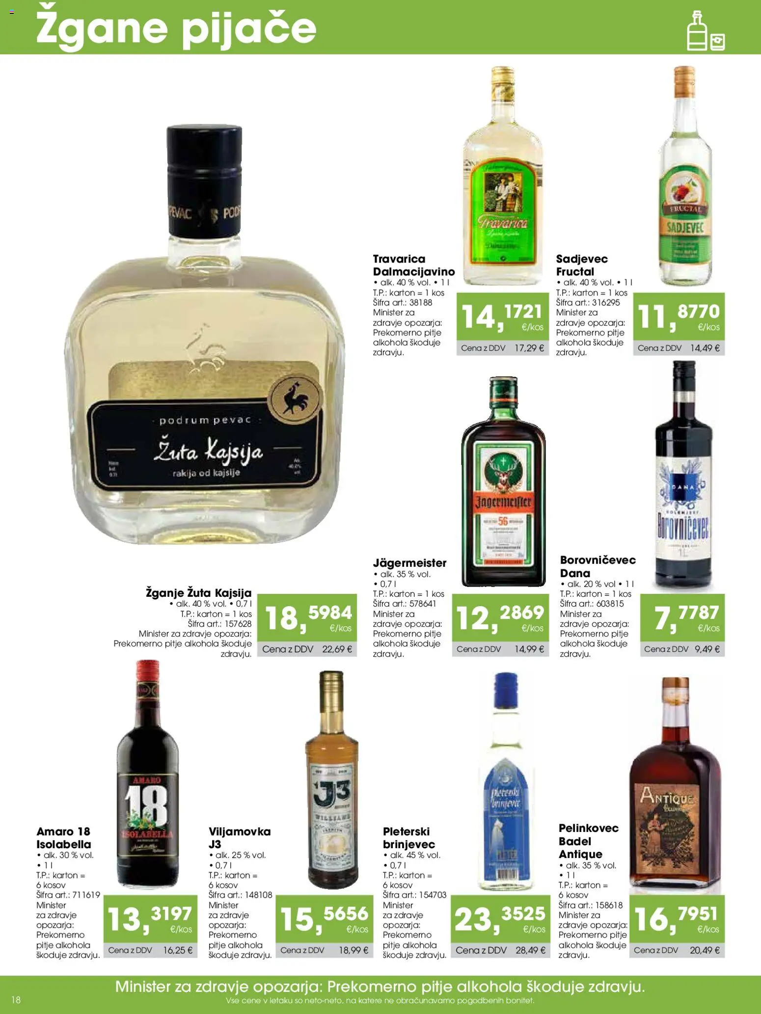 Novi Tuš katalog ponudbe – veljaven od 07.11.2025 | Stran: 18 | Izdelki: Kos