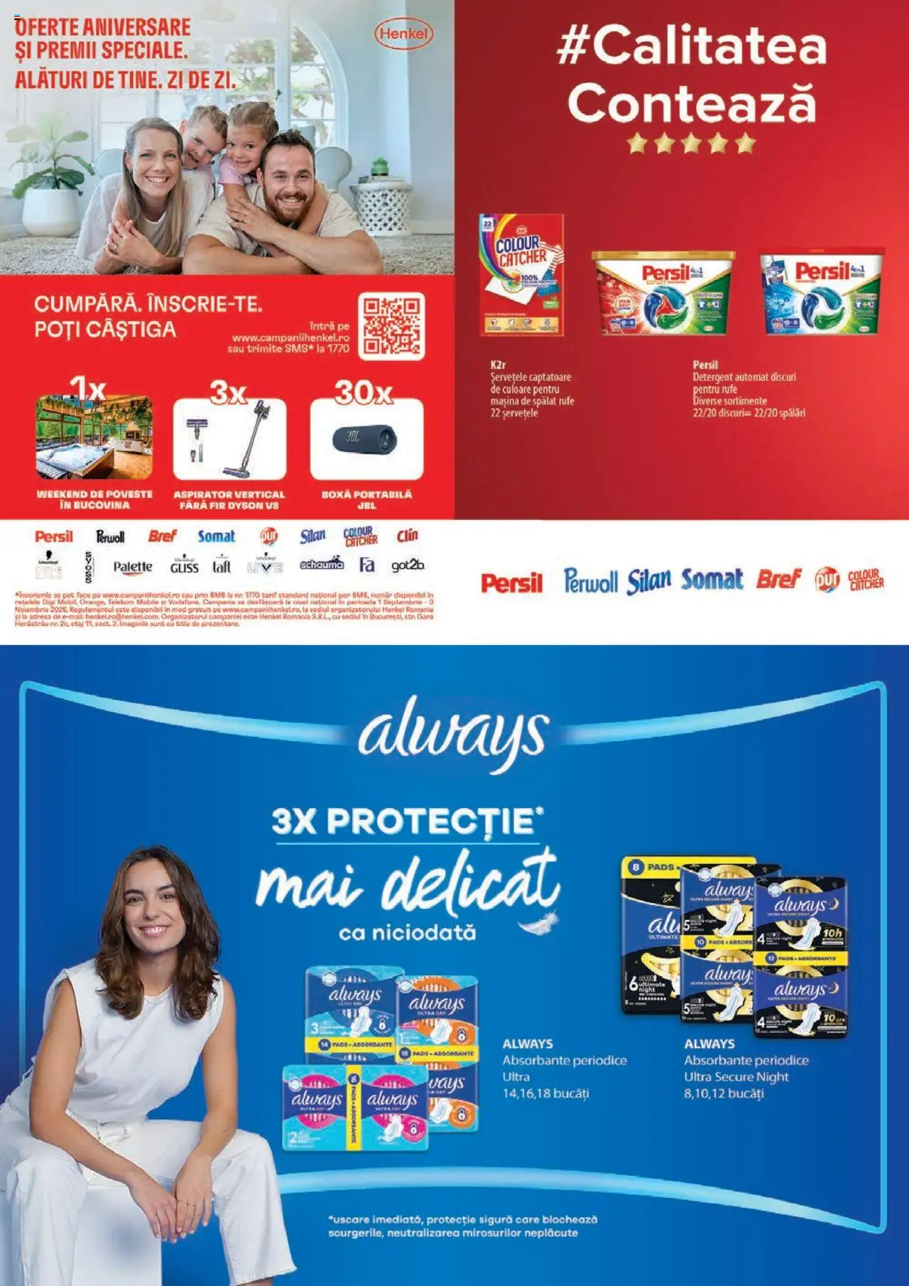 Noul catalog Mega Image – valabil de la 28.08.2025 | Pagină: 40 | Produse: Aspirator, Kedi Ödül Oyuncakları, Detergent, Absorbante