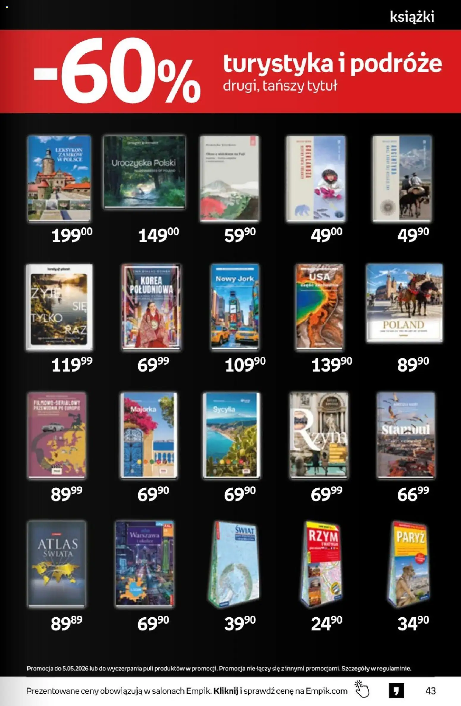 Empik promocje - Tom kultury Książki od 22.04.2026 | Strona: 43 | Produkty: Książki