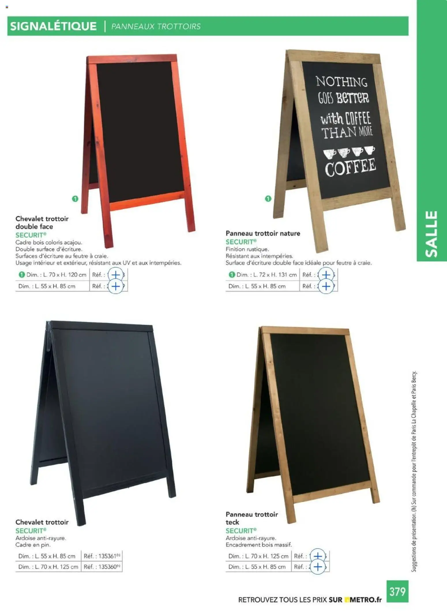 {H1} | Page: 379 | Produits: Chevalet, Cadre