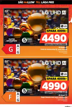 Power - erbjudanden - Förhandsvisning av reklamblad från butik Power aktuell från 02.12.2025 | Sida: 5 | Produkter: Såg, Smart tv, Tv, Högtalare