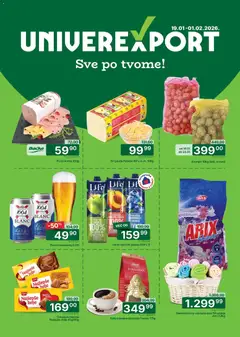 Univerexport katalog - pregled Univerexport kataloga - važi od 19.01.2026
