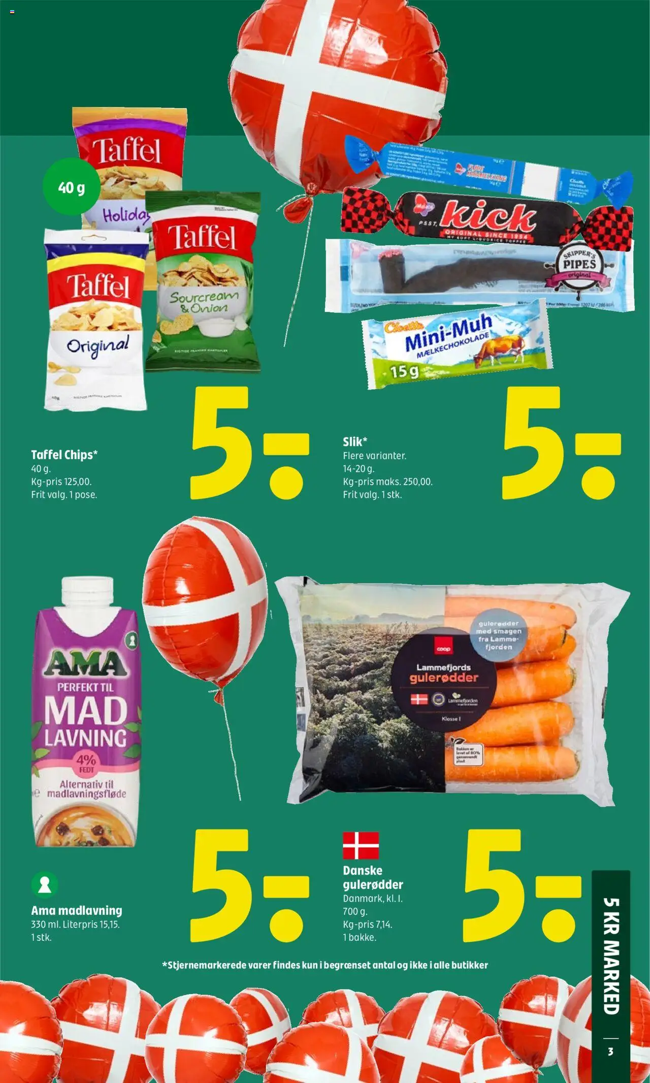 Coop 365 Tilbudsavis gyldig fra 28.08.2025 | Side: 3 | Produkter: Chips, Gulerødder