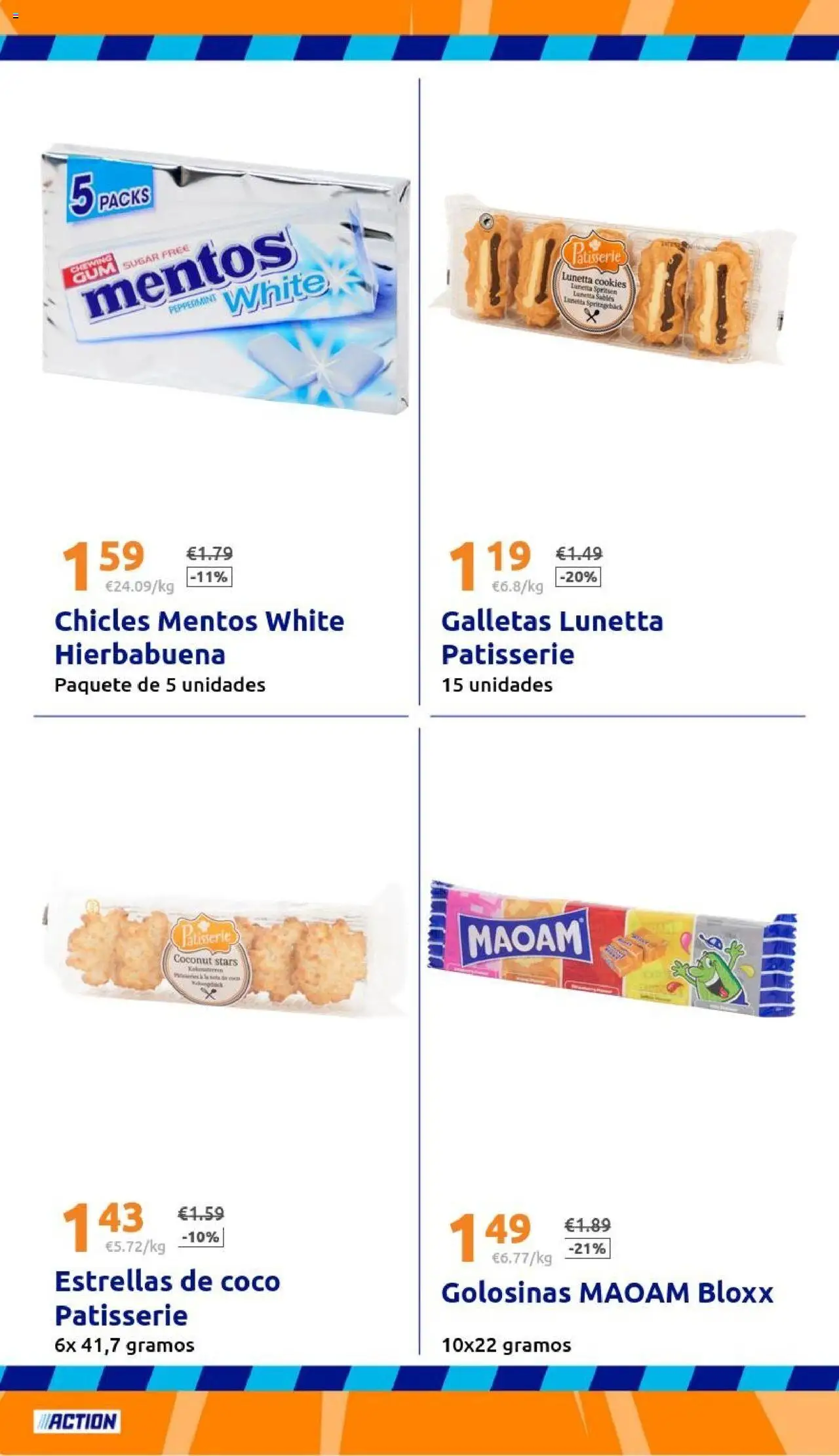 Action - Action ES week 39 2025 │ válido desde el 24.09.2025 | Página: 24 | Productos: Τυρόπιτα, Golosinas, Galletas