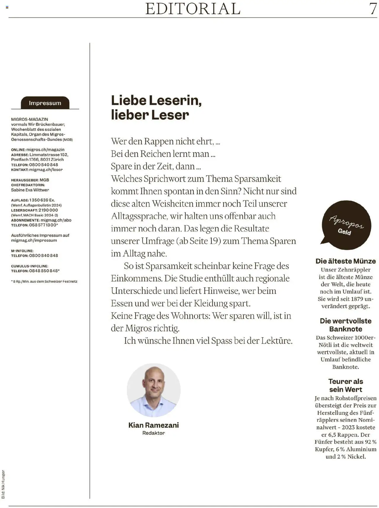 Migros - Magazin ab 25.08.2025 | Seite: 7 | Produkte: Telefon