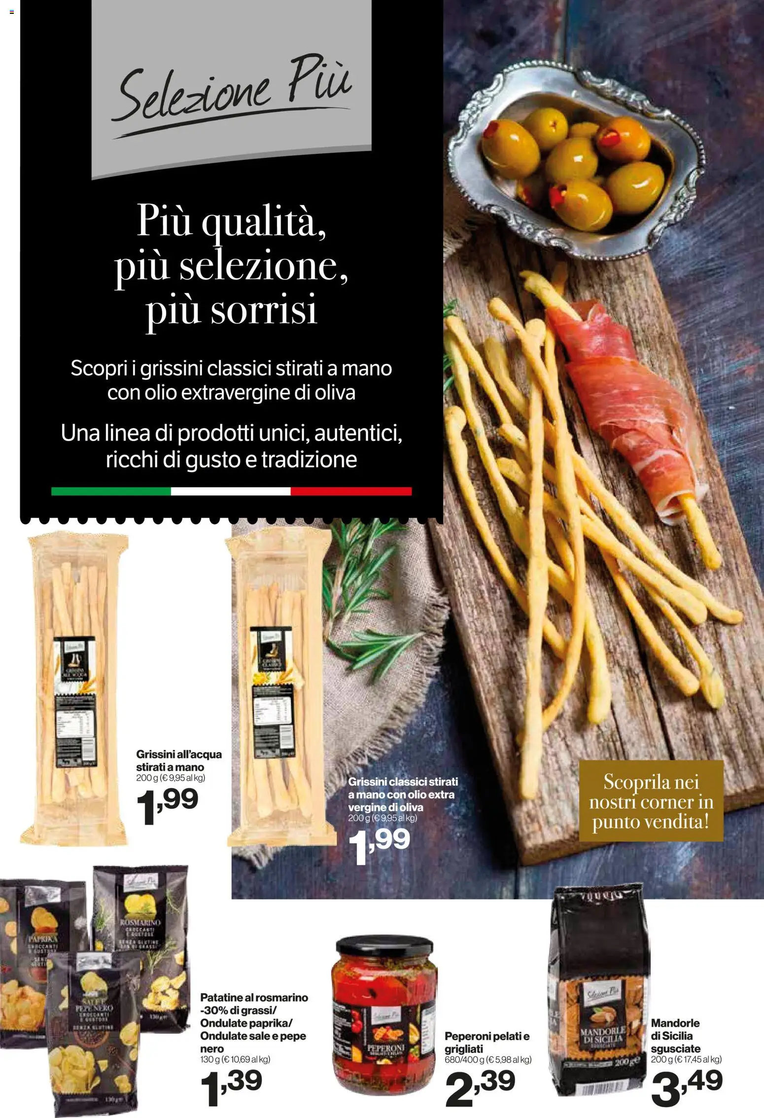 Volantino IN's del 05.11.2025 | Pagina: 11 | Prodotti: Peperoni, Mandorle, Olio extra vergine, Grissini