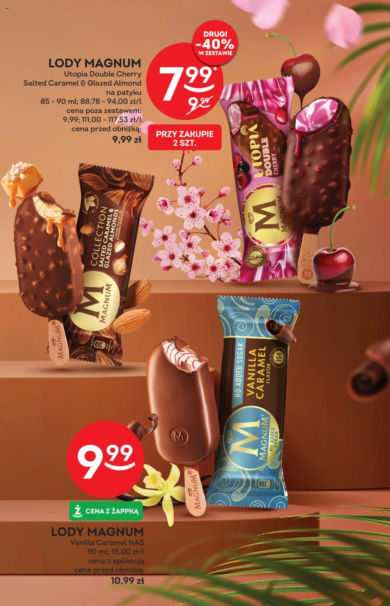 Żabka Gazetka - Lody od 13.08.2025 | Strona: 7 | Produkty: Lody Magnum, Lody