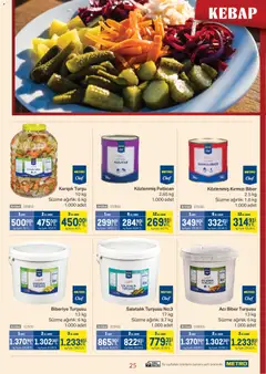 04.03.2026 tarihinden itibaren geçerli olan Metro kataloğu önizlemesi | Sayfa: 25 | Ürünler: Salatalık, Biber, Kırmızı biber, Acı biber