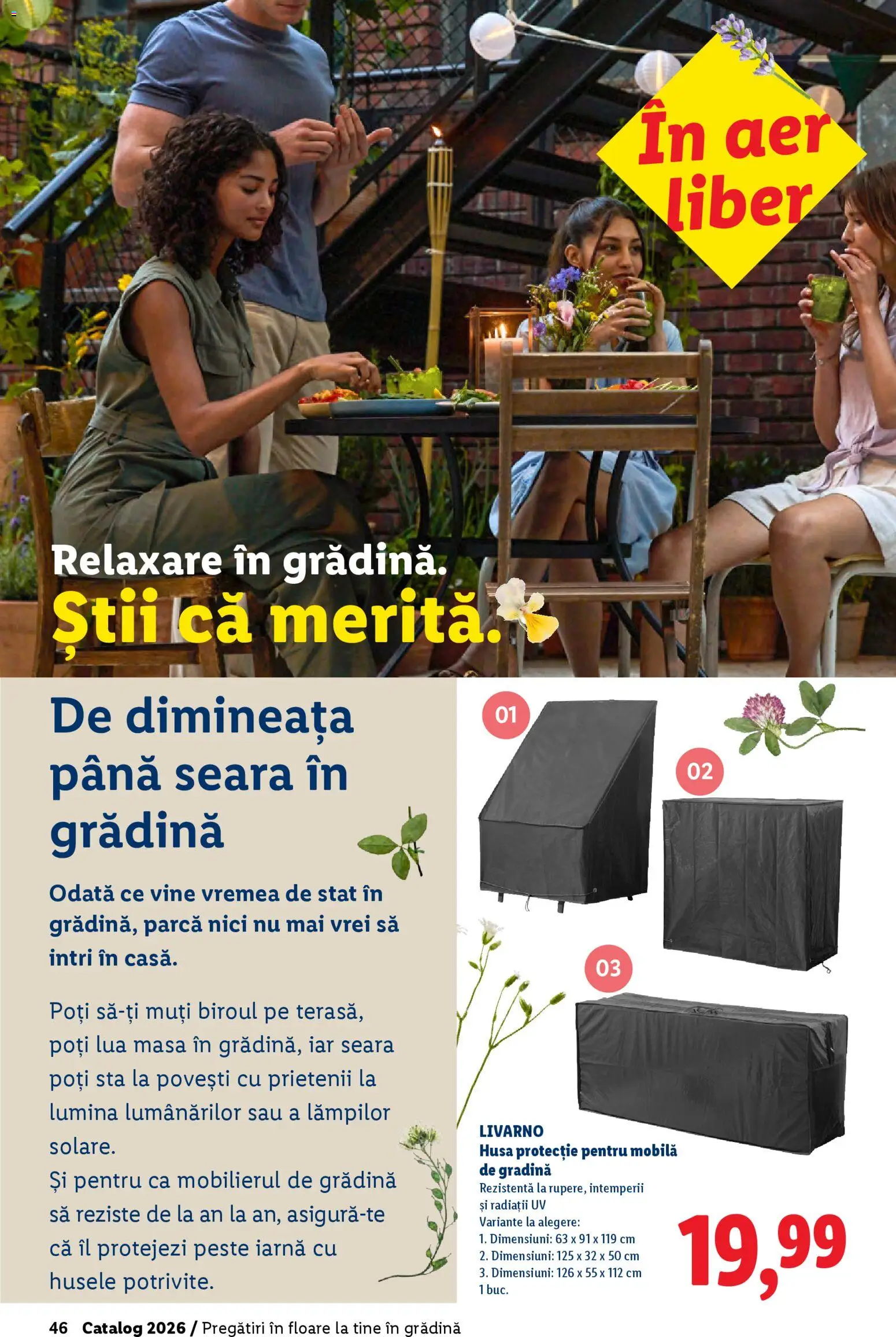 Noul catalog Lidl – valabil de la 19.02.2026 | Pagină: 46 | Produse: Tavuk suyu, Masă, Pește