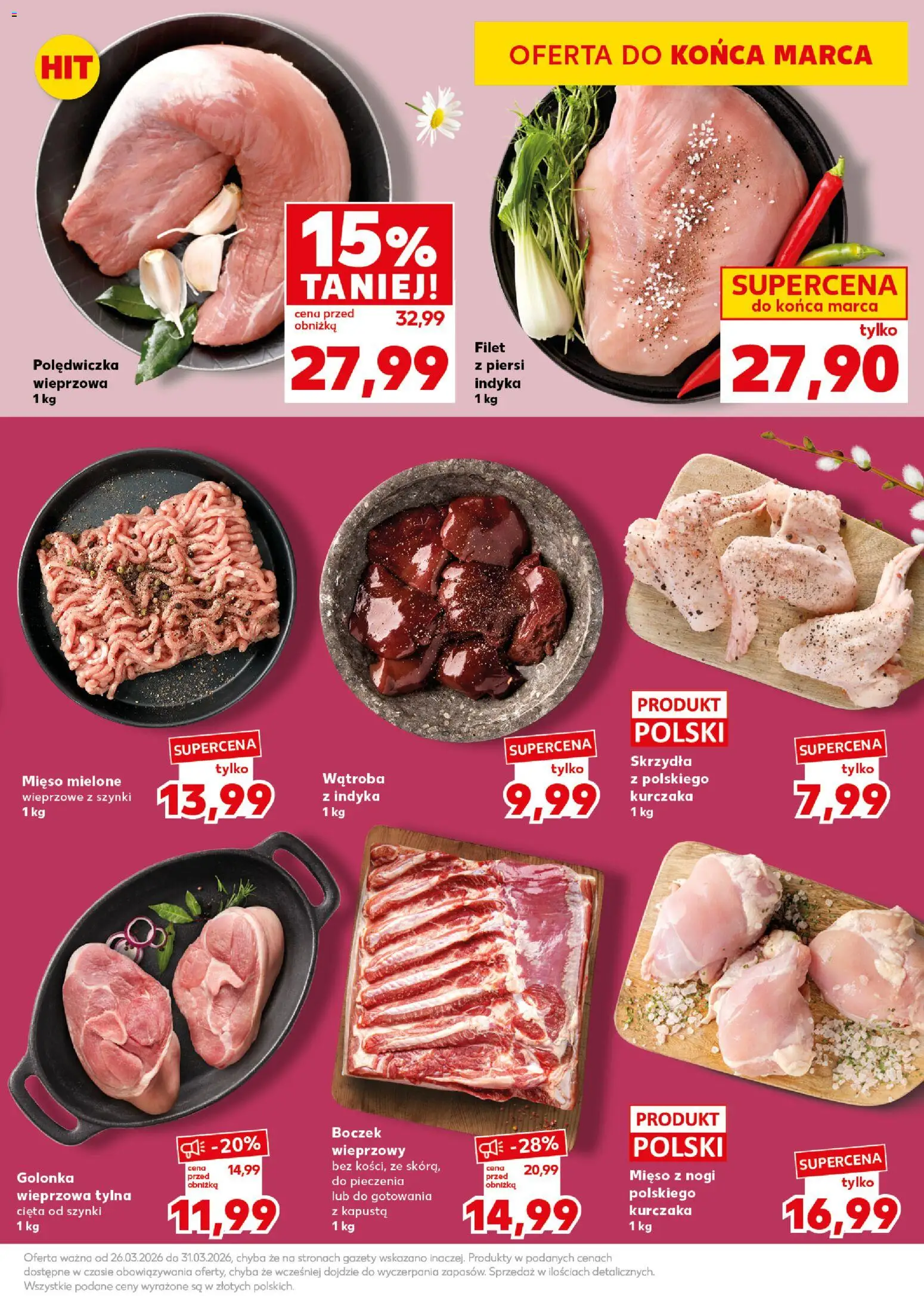 Kaufland Polsko leták - Mocny start od 30.03.2026 | Strana: 19 | Produkty: Kapusta, Filet