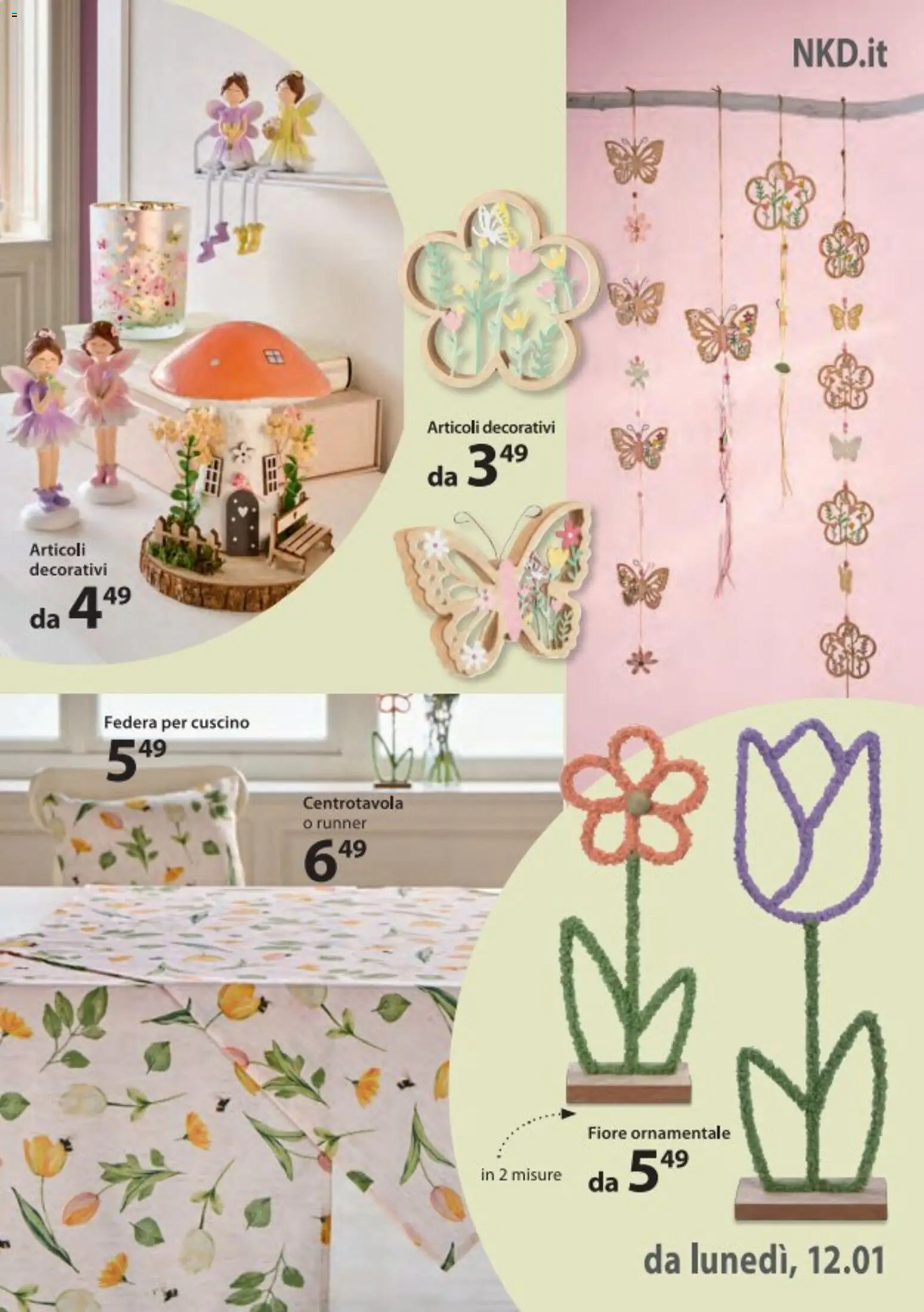 Volantino NKD del 12.01.2026 | Pagina: 3 | Prodotti: Cuscino, Federa