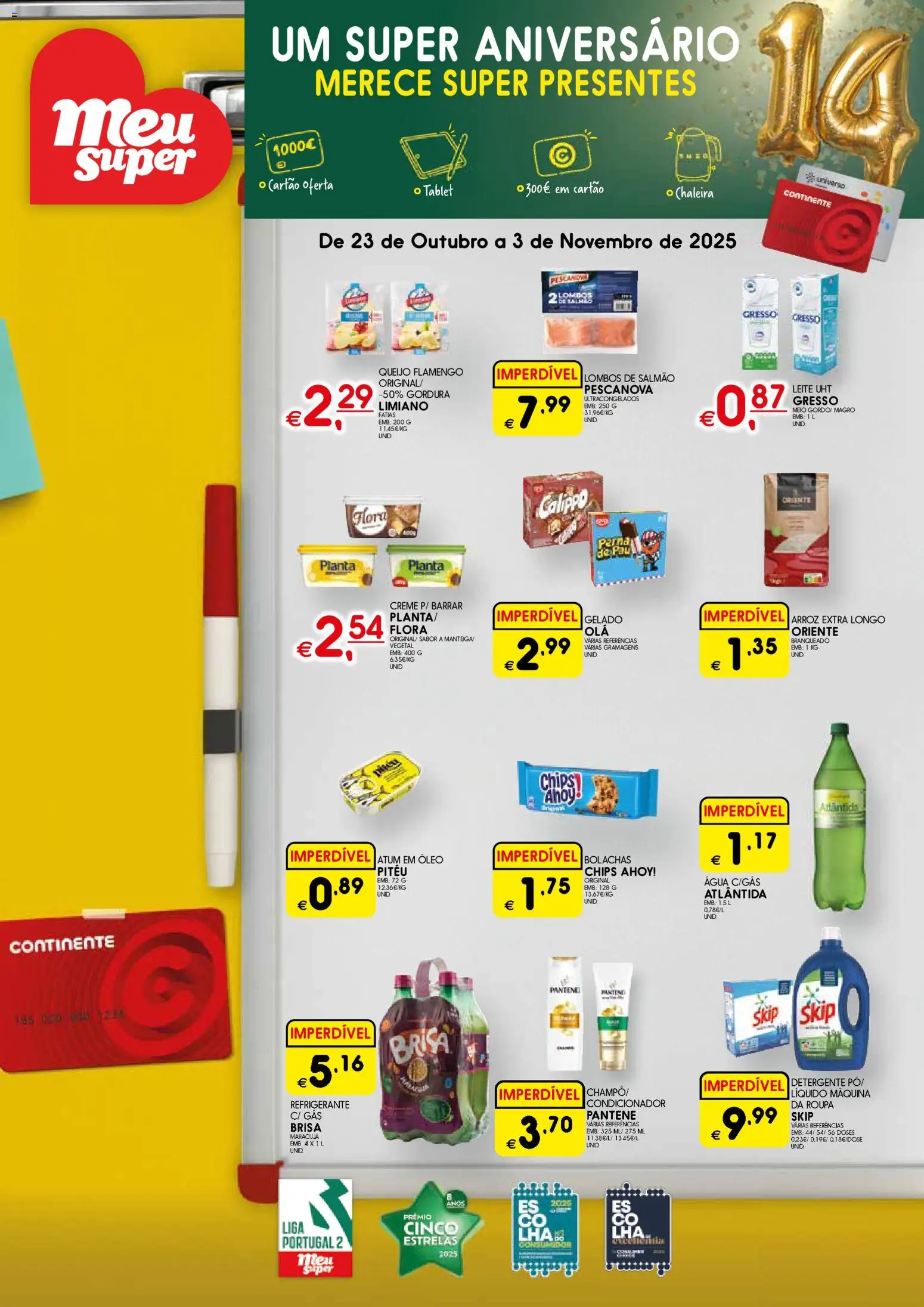 Meu Super folheto Madeira │ válido de 23.10.2025 | Página: 1 | Produtos: Refrigerante, Detergente, Queijo, Óleo