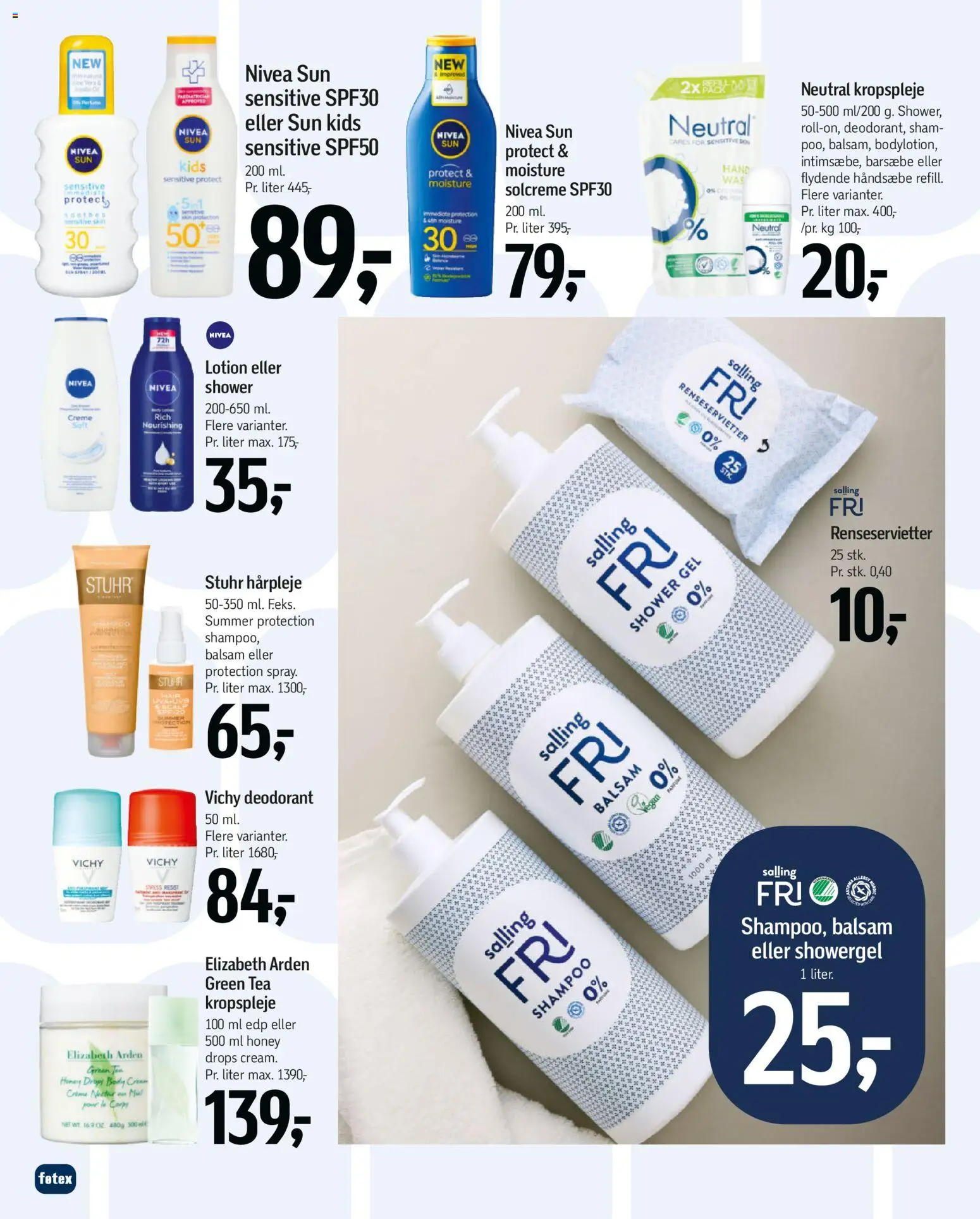 Føtex tilbudsavis – gyldig fra 07.04.2026 | Side: 42 | Produkter: Shampoo, Balsam, Creme, Deodorant