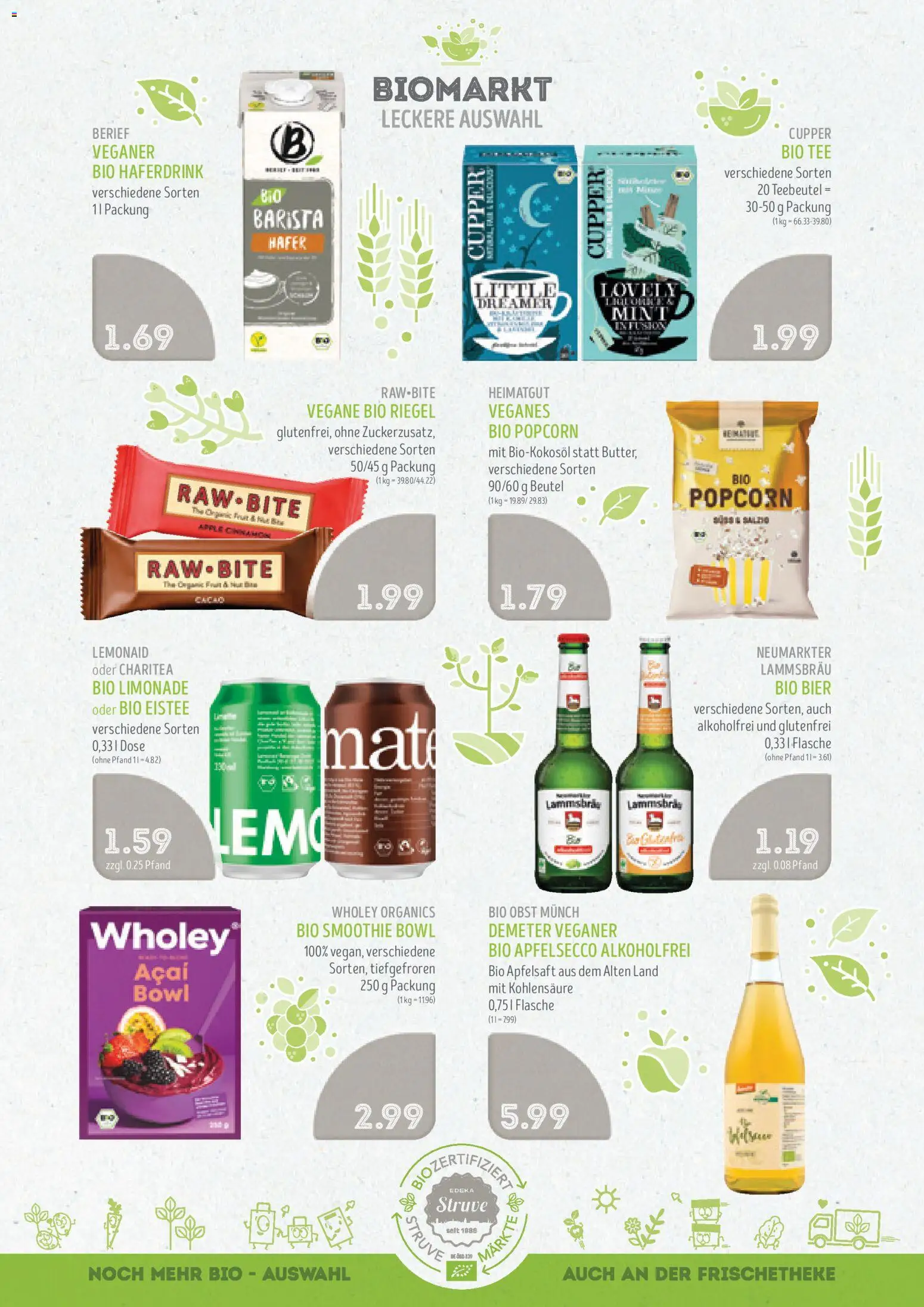Edeka Struve Prospekt 	 – gültig ab 26.01.2026 | Seite: 11 | Produkte: Bier, Apfelsaft, Obst, Tee