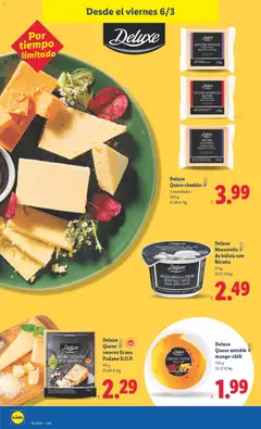 Vista previa Deluxe Mozzarella de búfala con Ricotta, 125g válido desde el 02.03.2026 | Página: 38