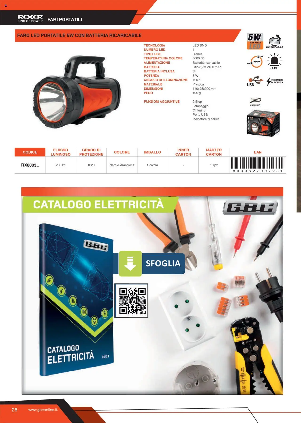 Volantino GBC del 31.05.2025 | Pagina: 26 | Prodotti: USB, Scatola, Batteria