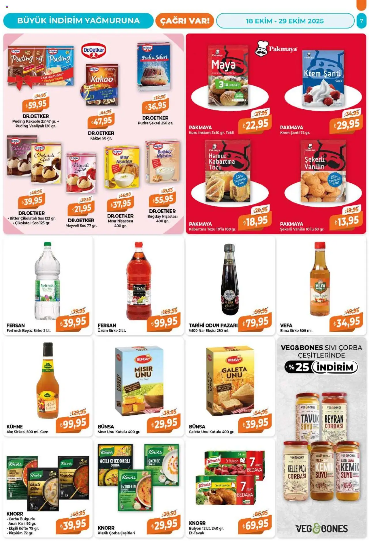Çağrı Market Katalog - 18.10.2025 tarihinden itibaren geçerlidir | Sayfa: 7 | Ürünler: Sirke, Elma, Üzüm, Nar