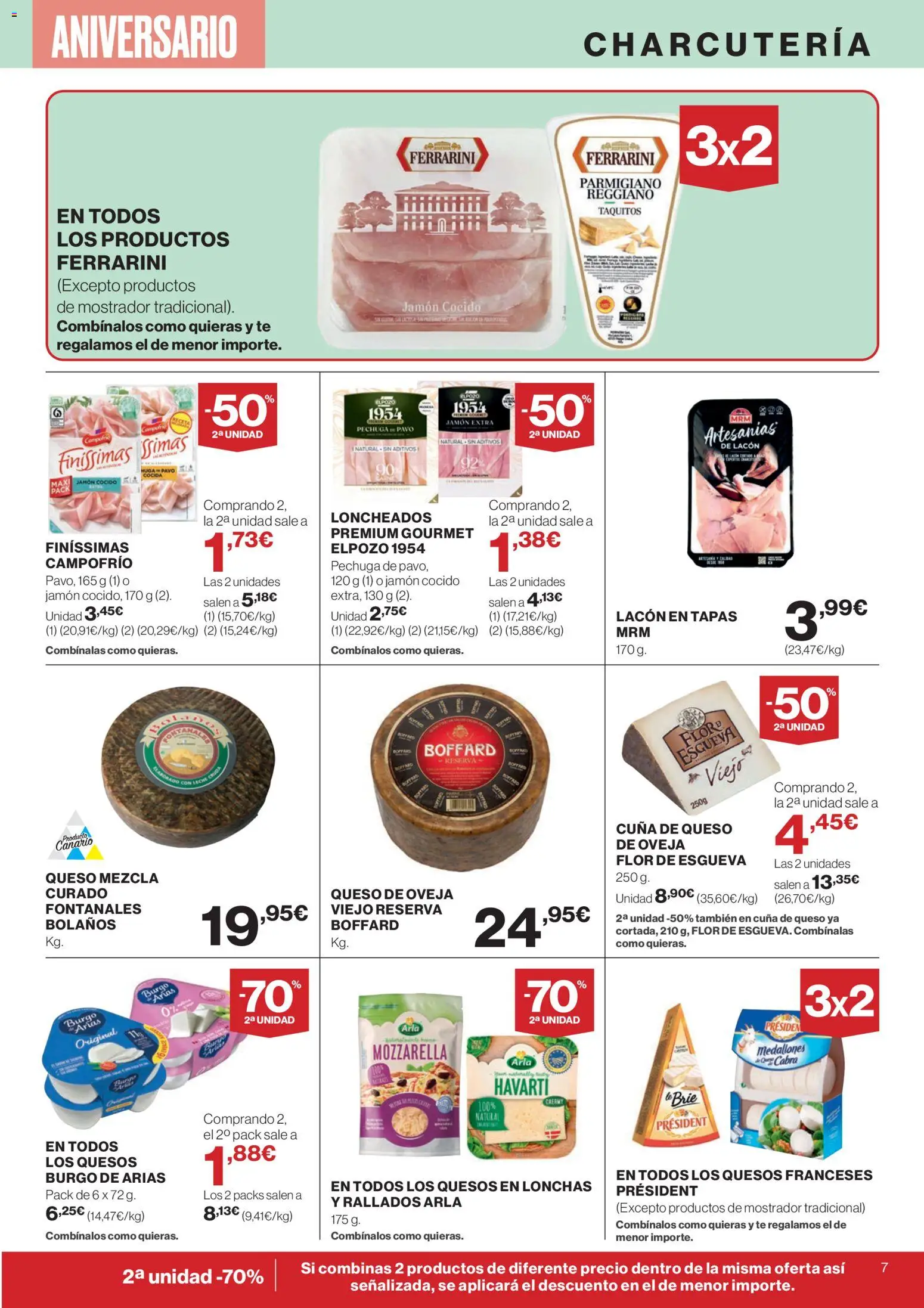 Supercor Canarias │ válido desde el 06.11.2025 | Página: 7 | Productos: Medallones, Jamón, Jamón cocido, Cuna