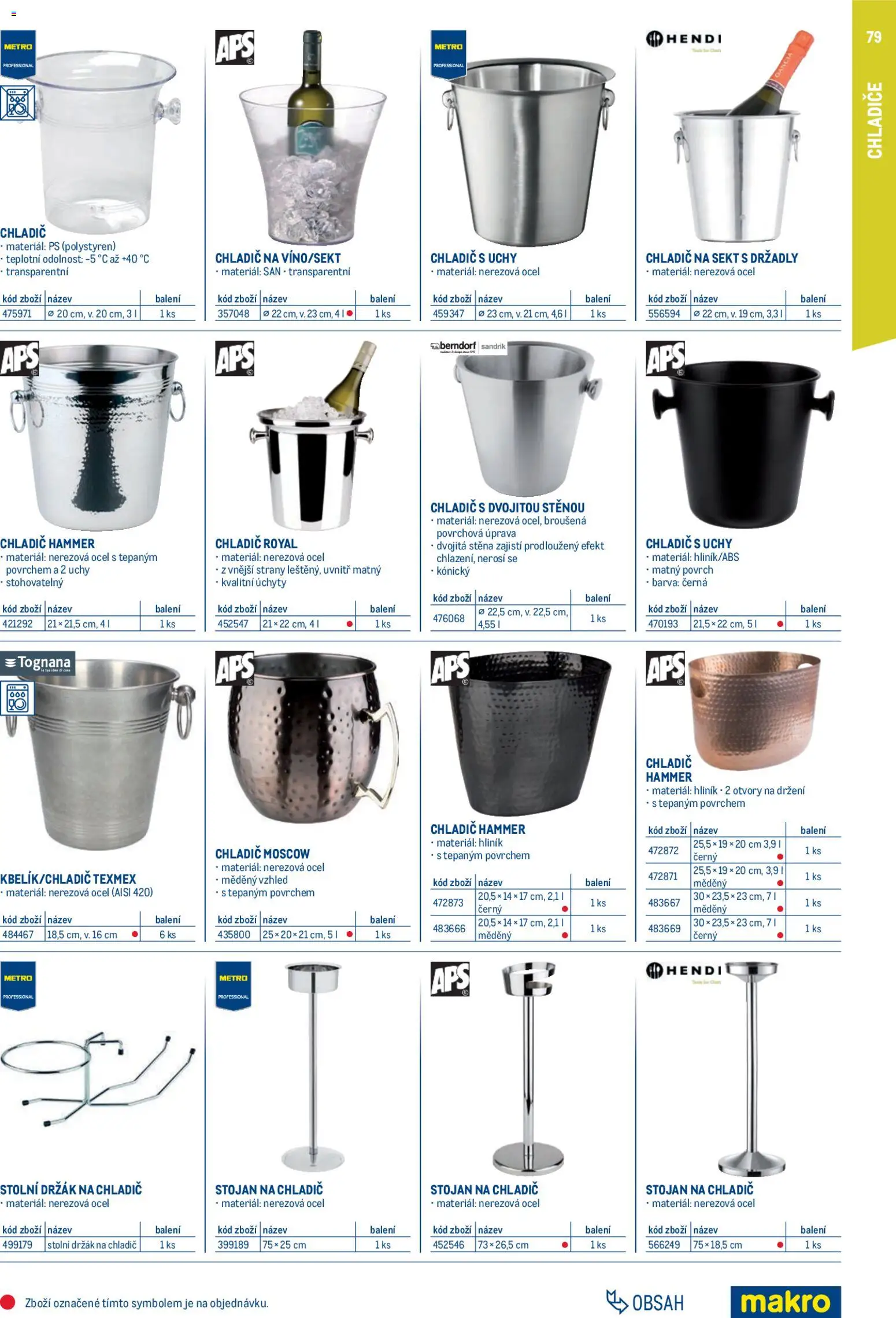 Makro leták - Gastro vybavení a zařízení od 01.02.2026 | Strana: 79 | Produkty: Sekt