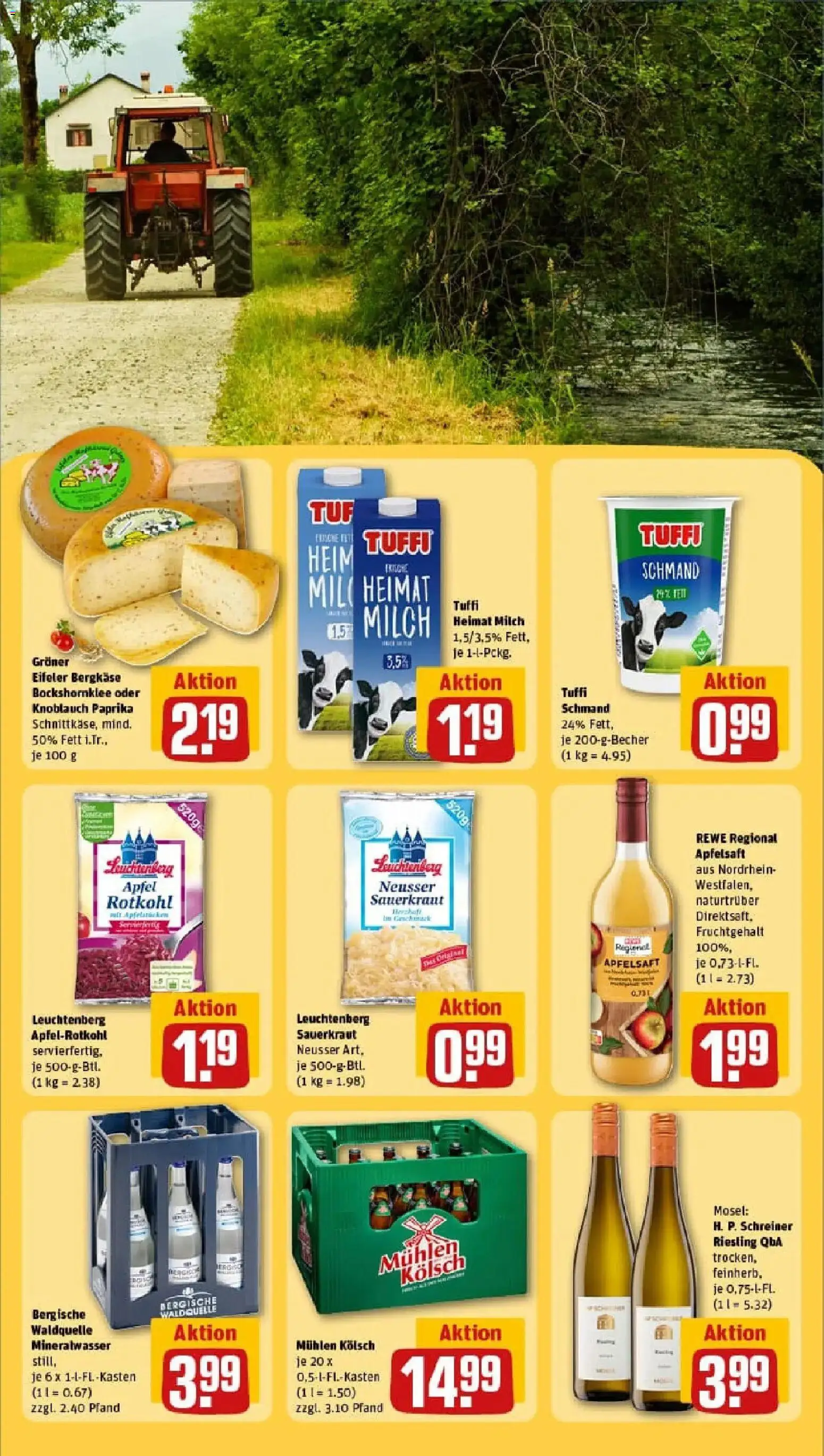 Rewe prospekt Bergisch Gladbach	 – gültig ab 26.01.2026 | Seite: 21 | Produkte: Rotkohl, Apfelsaft, Mineralwasser, Apple