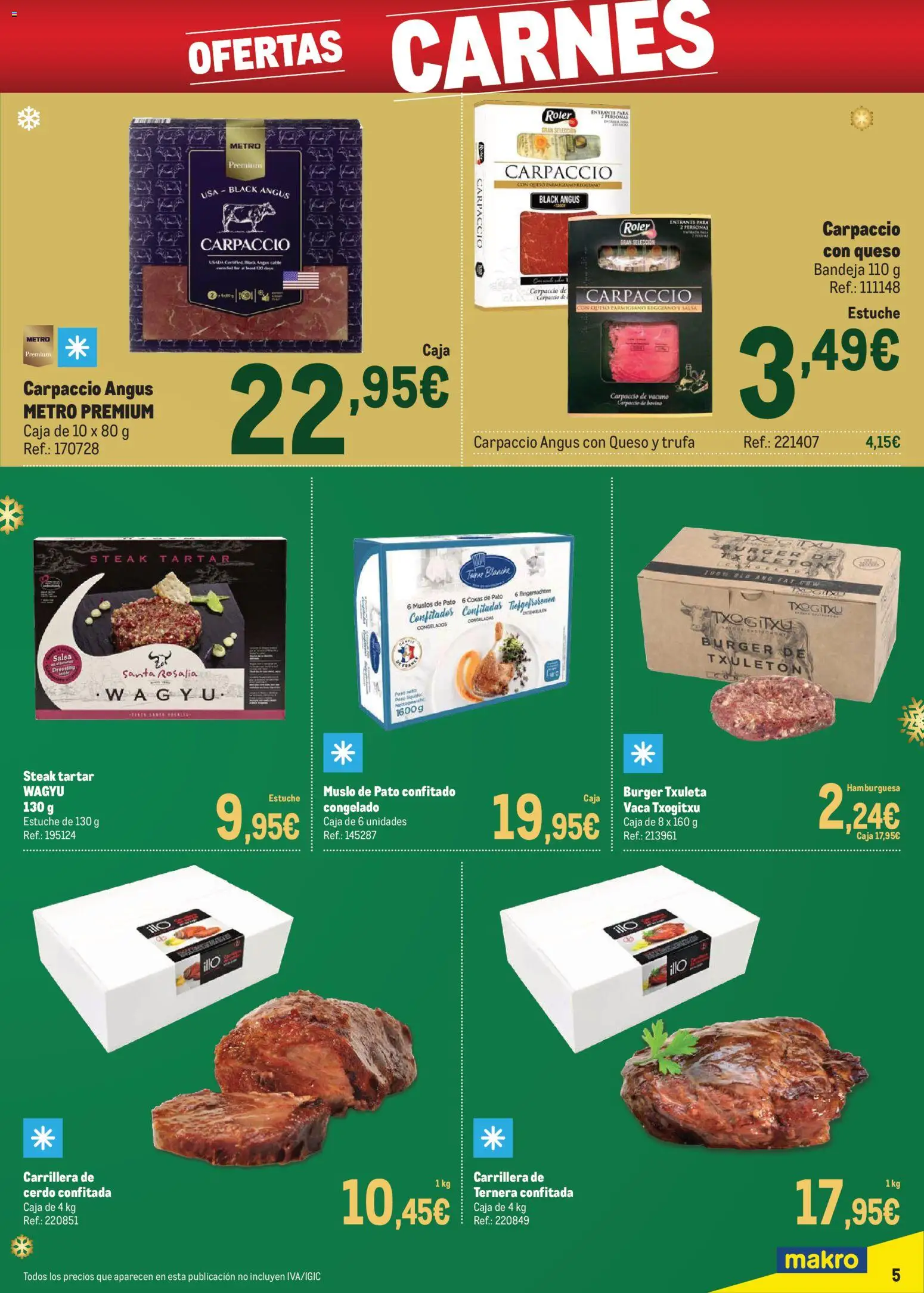 Makro - Precios Especial Sur 2 │ válido desde el 09.12.2025 | Página: 5 | Productos: Μπιμπερό, Queso, Σοκολατούχο γάλα, Bandeja
