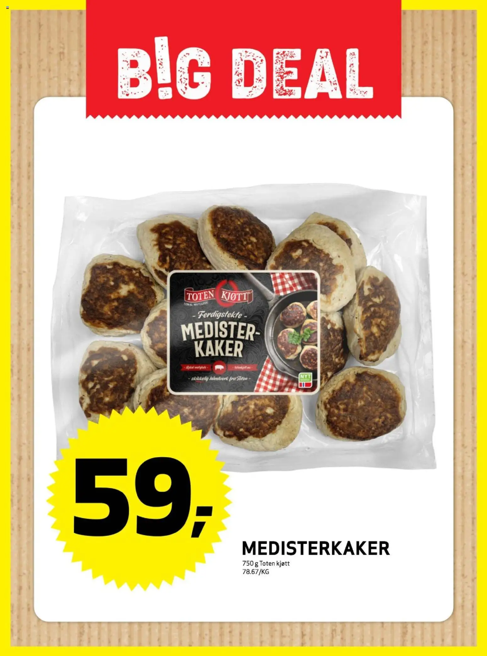 {H1} | Side: 8 | Produkter: Brisača za plažo, Medisterkaker, Kolasås