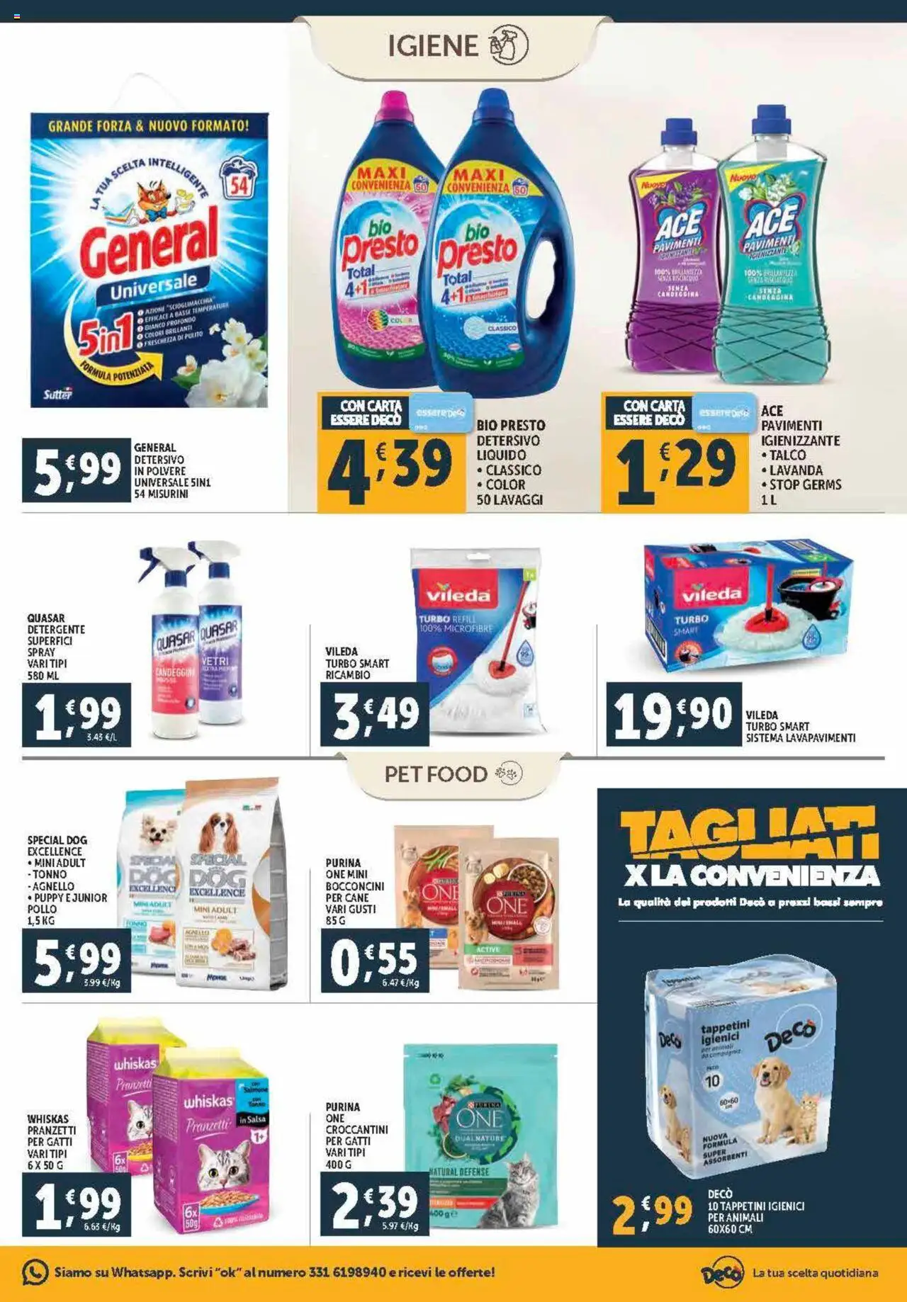 Volantino Decò del 12.09.2025 | Pagina: 19 | Prodotti: Salmone, Talco, Salsa, Lavanda