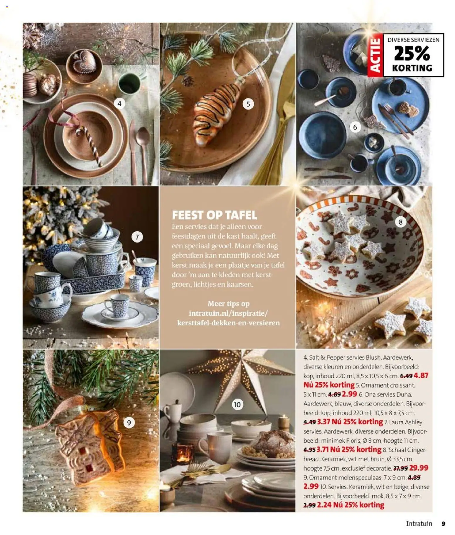 {H1} | Pagina: 9 | Producten: Servies, Kan, Kast, Tafel