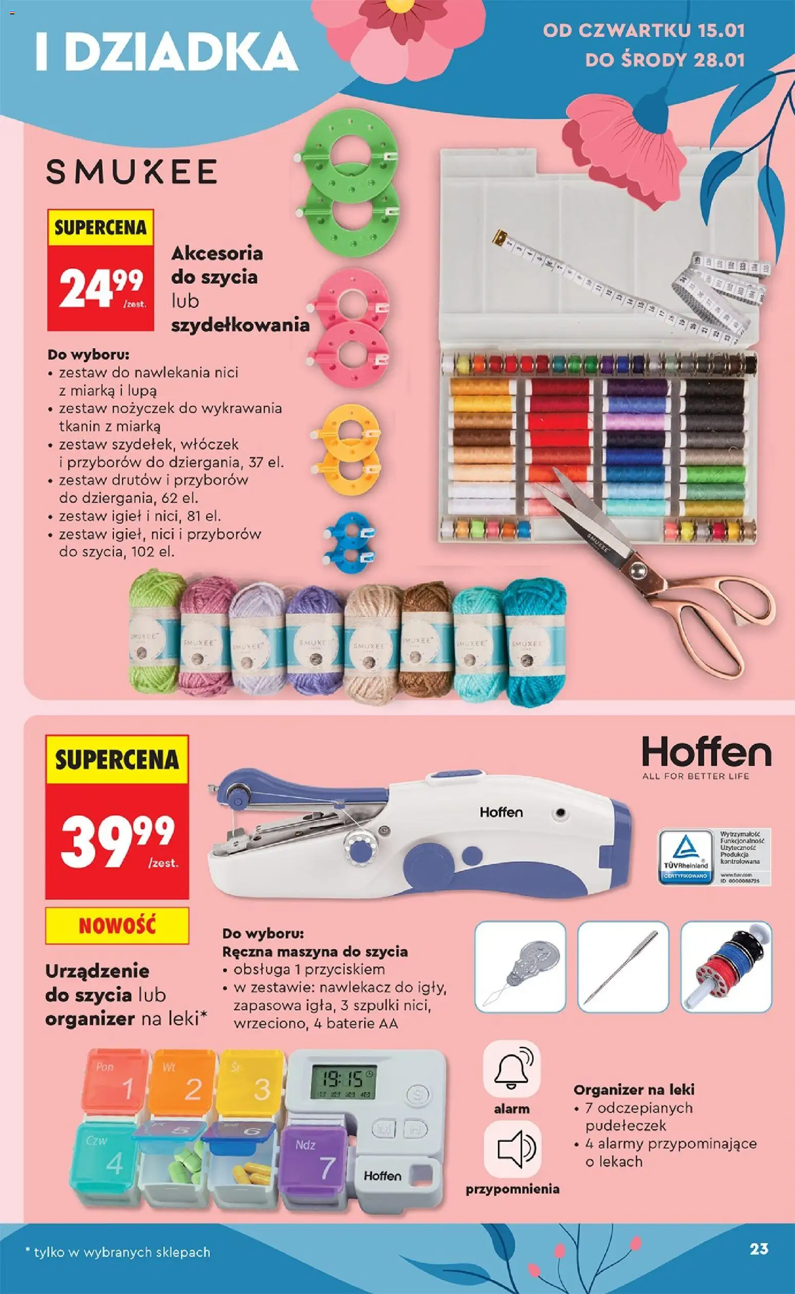 Biedronka gazetka - Hity i inspiracje od 10.01.2026 | Strona: 25 | Produkty: Baterie, Maszyna do szycia