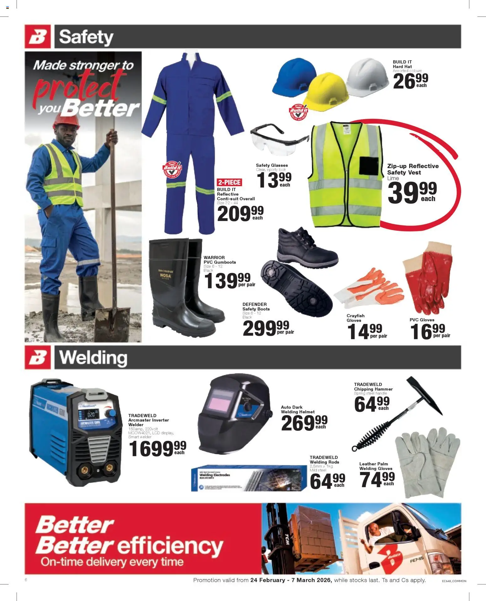 New Build It catalogue – valid from 24.02.2026 | Page: 6 | Products: Vest, Hat, Gloves, Lime