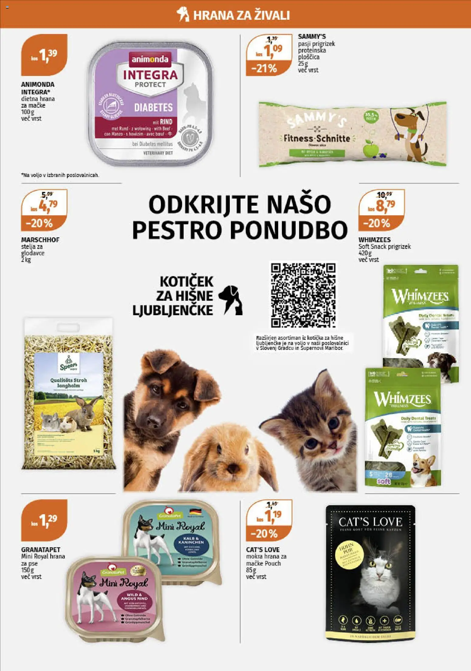 Novi Müller katalog ponudbe – veljaven od 27.10.2025 | Stran: 17 | Izdelki: Hrana za mačke, Hrana za pse