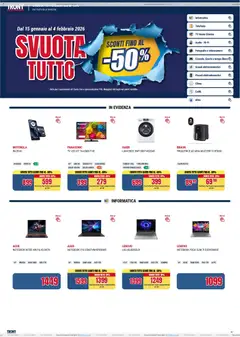 Anteprima del volantino Trony Trento catalogo valido a partire dal 15.01.2026