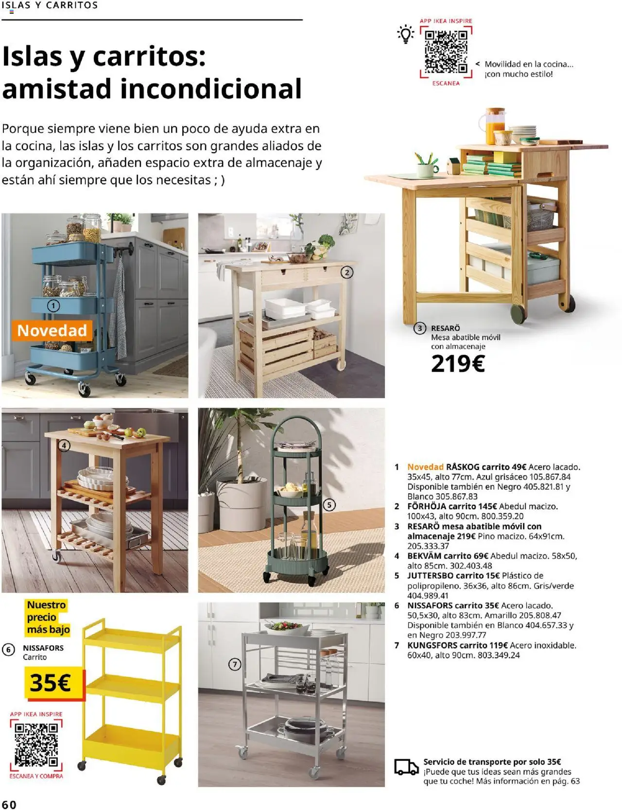 Catálogo IKEA Cocinas │ válido desde el 06.02.2025 | Página: 60 | Productos: Cocina, Almacenaje, Mesa