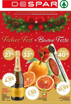 Anteprima del volantino Despar Bolzano catalogo valido a partire dal 16.12.2025