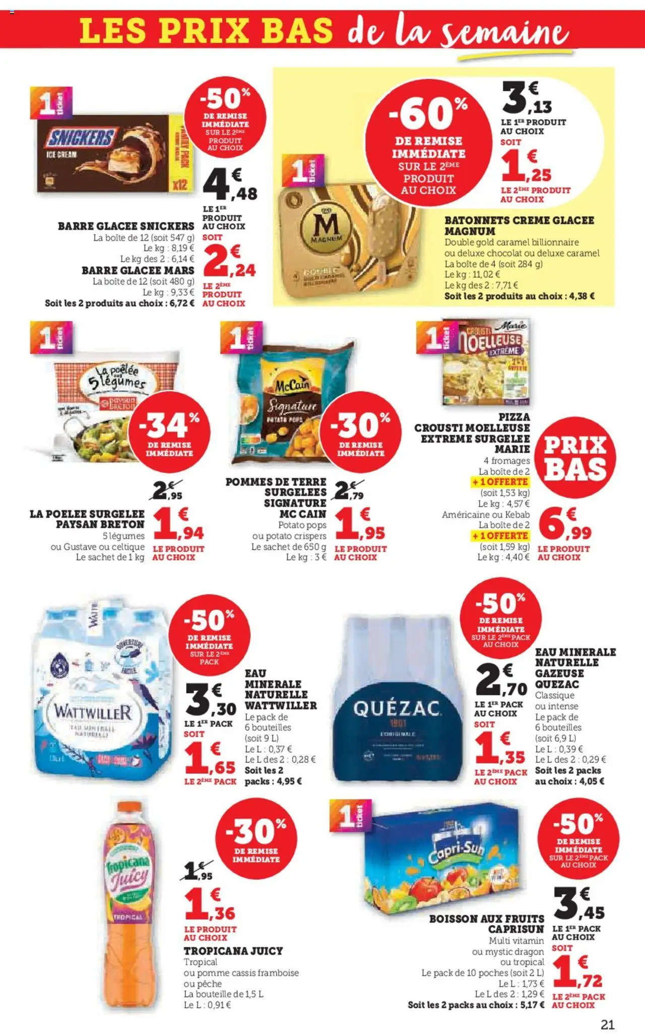  | Page: 21 | Produits: Framboise, Pizza, Crème, Pommes de terre