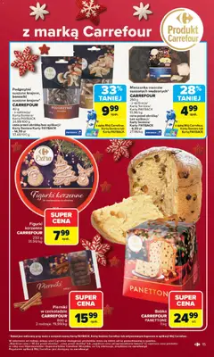 Pogląd oferty "Carrefour Gazetka" - ważna od 15.12.2025 | Strona: 19 | Produkty: Karta, Figurki, Pierniki w czekoladzie, Babka