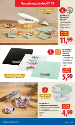 LIDL leidinys - Ne maisto prekių pasiūlymai│galioja nuo 07.07.2025 | Puslapis: 17 | Prekių: Baterija, Pjaustyklė, Smulkintuvas