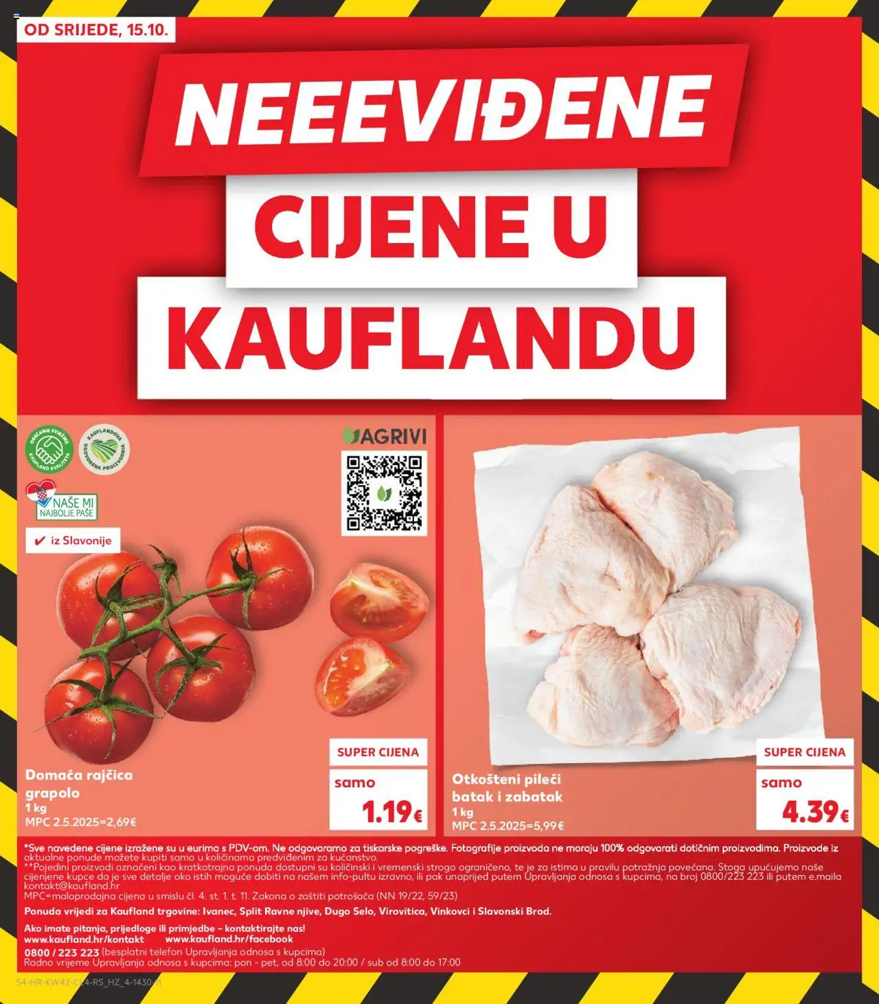 Kaufland katalog | vrijedi od 15.10.2025 | Stranica: 4 | Proizvodi: Rajčica, Telefon