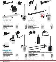 Náhled letáku Bauhaus katalog Sanita od 03.11.2025 | Strana: 128 | Produkty: Dávkovač, Ručníky, Držák na kartáčky, Wc