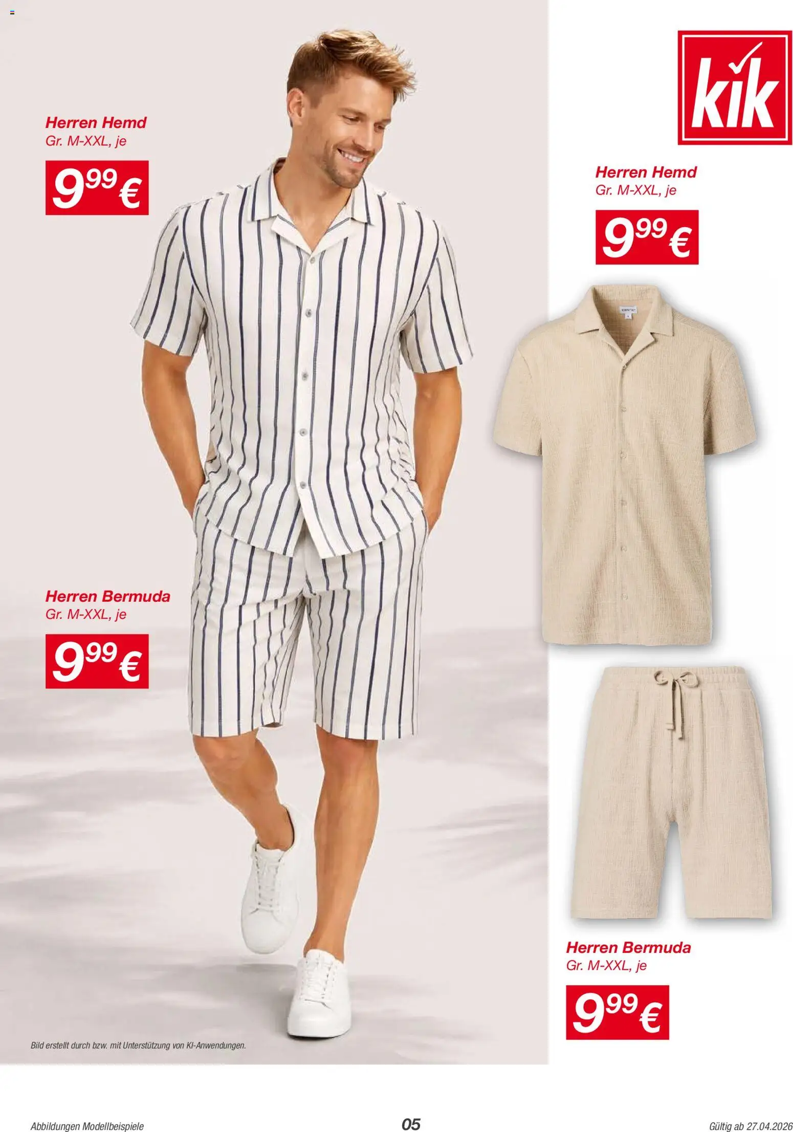 Kik Prospekt aktuell gültig ab 27.04.2026 | Seite: 5 | Produkte: Hemd